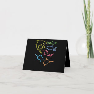Shark Symbol - Cute Shark Lovers Gifts Thank You Card