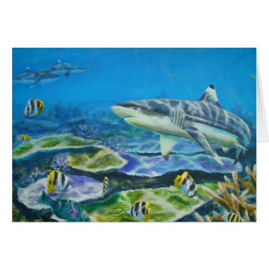 shark tahiti cards (Front Horizontal)