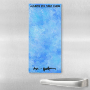 Shark Tales of the Sea Magnetic Notepad