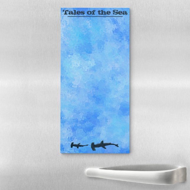 Shark Tales of the Sea Magnetic Notepad (In Situ)