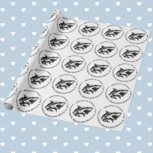 Shark-tastic Wrapping Paper! Wrapping Paper (Make every gift special with Shark-tastic Wrapping Paper! )