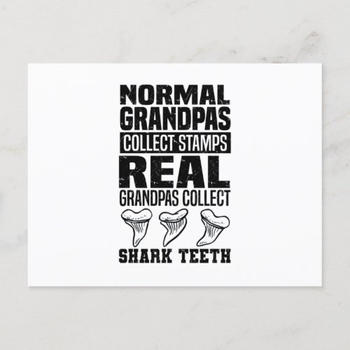 Shark Teeth Collector Gifts  Shark Tooth Hobby Postcard