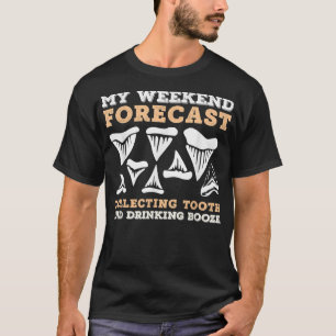 Shark Teeth Hunter Design for Fossil Collector T-Shirt