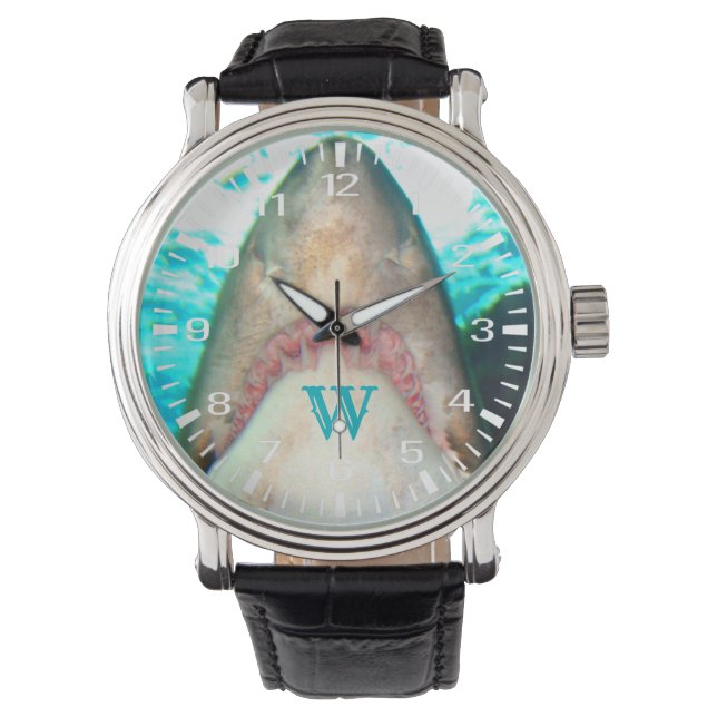 Shark Teeth Personalized Watch (Front)