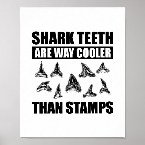 Shark Teeth Poster