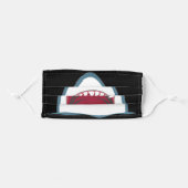 SHARK TEETH SMILE kids Adult Cloth Face Mask (Front, Folded)