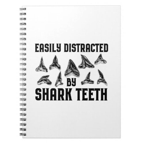 Shark TeethCollecting  Shark Tooth Gift Ideas Notebook