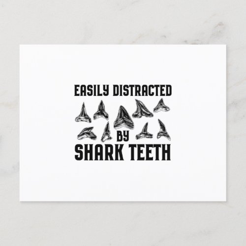 Shark TeethCollecting  Shark Tooth Gift Ideas Postcard