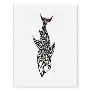 shark temporary tattoo