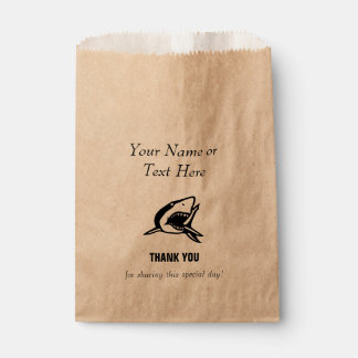 Shark Thank You Favor Bag