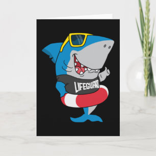Shark the lifeguard card