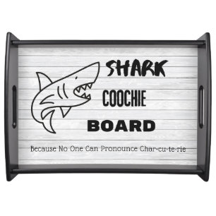 Shark-Themed Charcuterie Board Serving Tray