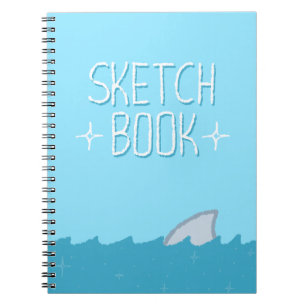 shark themed sketchbook / notebook !