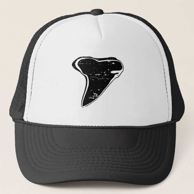 Shark tooth fossil beach hat (Front)
