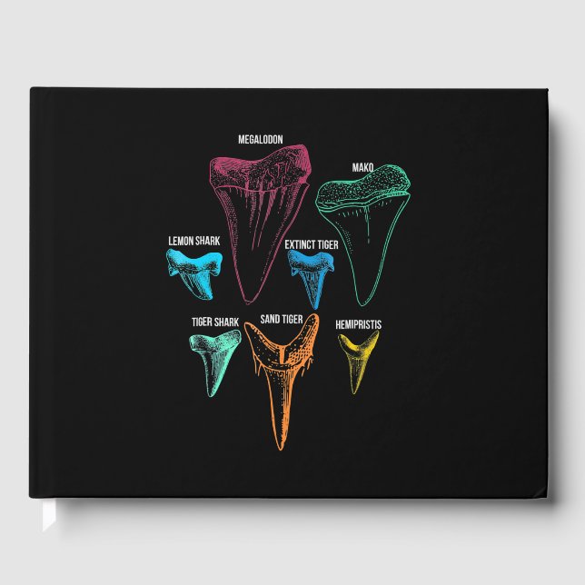 Shark Tooth Hunting Identity Key Guest Book (Front)