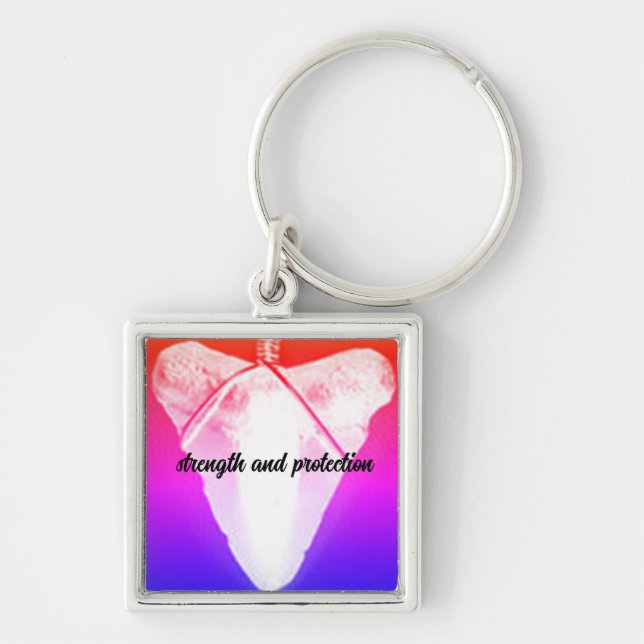 Shark tooth keychain (Front)