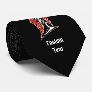 Shark Tribal Icon 2 Neck Tie