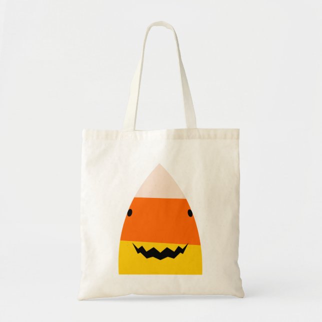 Shark Trick or Treat Tote Bag (Front)