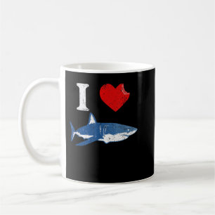 Shark Tshirt, I Love Shark Shirt, Shark Lover Gift Coffee Mug