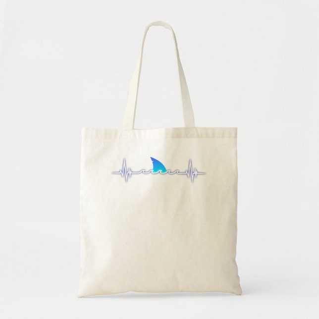 Shark Tshirt, Shark Shirt, Shark Lover Gift, Shark Tote Bag (Front)