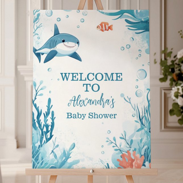 Shark Under the Sea Ocean Animals Foam Board (Creator Uploaded)