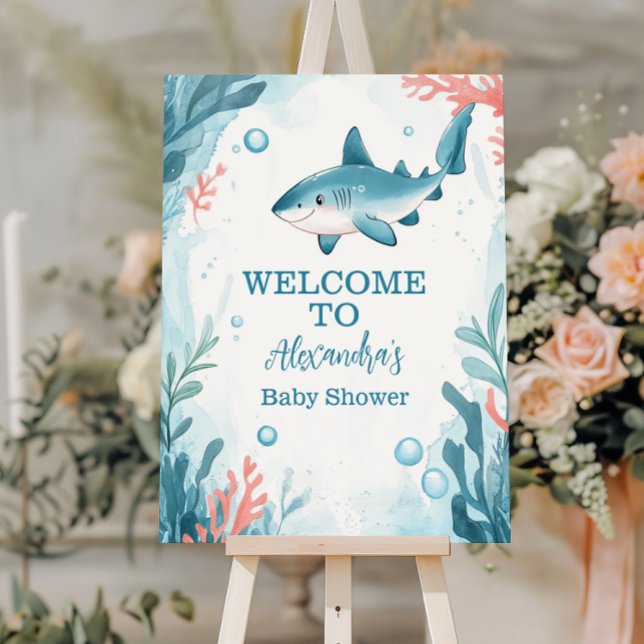 Shark Under the Sea Ocean Animals Foam Board (Creator Uploaded)