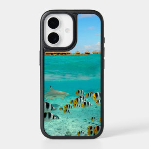 Shark underwater swimming in the tropics iPhone 17 case