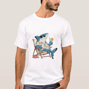 Shark Vacation Funny T-Shirt
