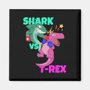 Shark Vs Dinosaur T Rex Boxing Gloves For Kids Boy Magnet
