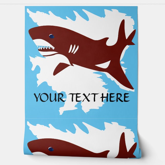 Shark Wallpaper Edit Text Personalize (Unrolling)