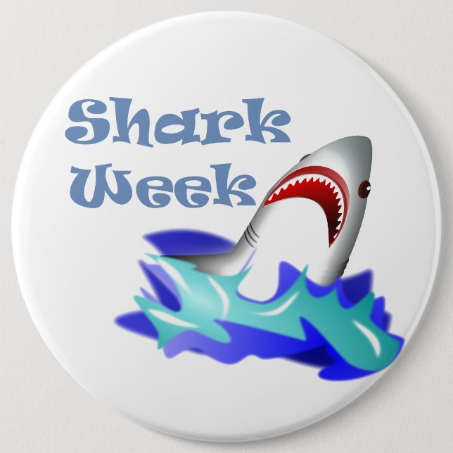 Shark Week Button (Front)