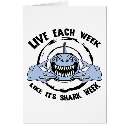 Shark Week Cards (Front)