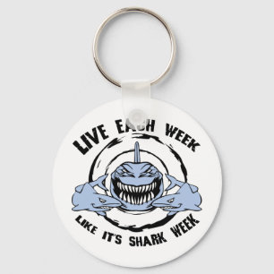 Shark Week Keychain
