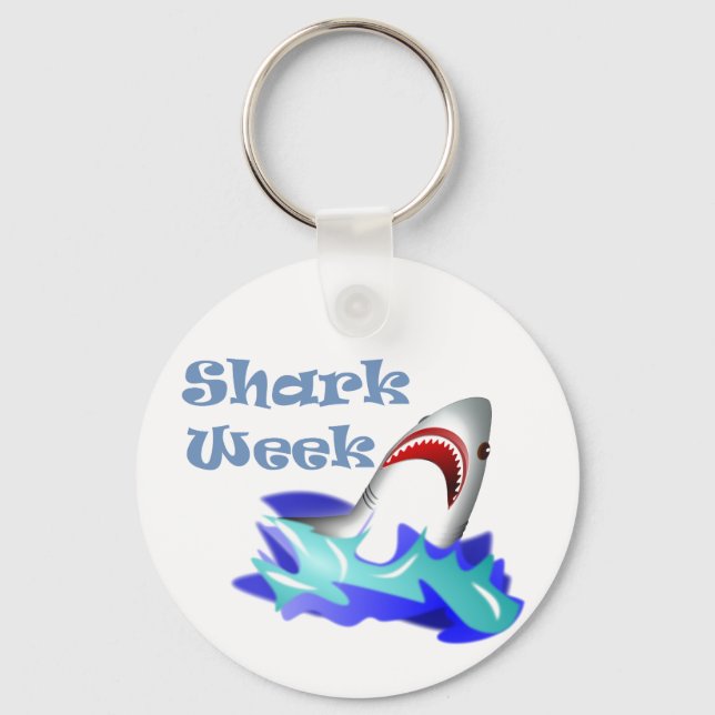 Shark Week Keychain (Front)