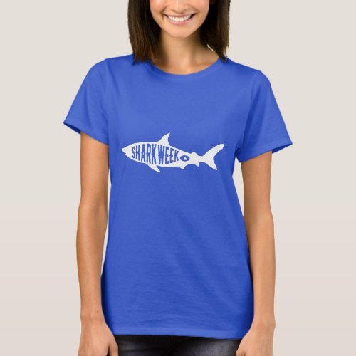 Shark Week Sharks Lover Gifts Typography Art T_Shirt