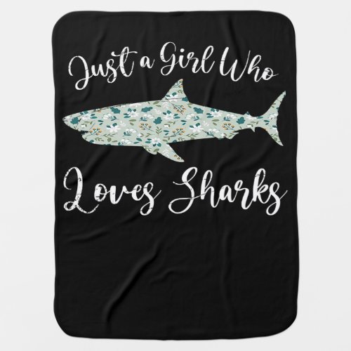 Shark Whale Zoo Keeper Girls Women Gift Ocean Baby Blanket