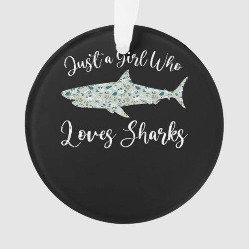 Shark Whale Zoo Keeper Girls Women Gift Ocean Ornament