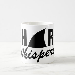 Shark whisperer funny coffee mug for scuba diver