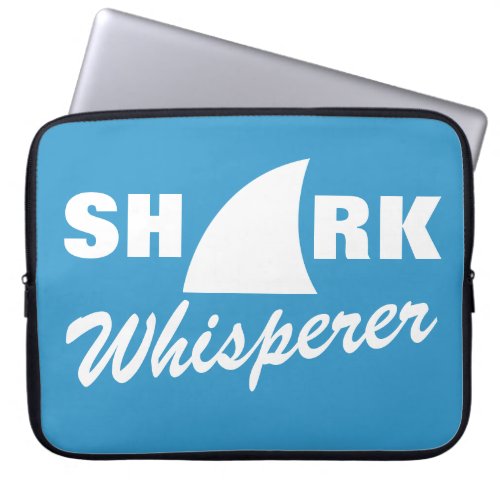 Shark whisperer laptop sleeve