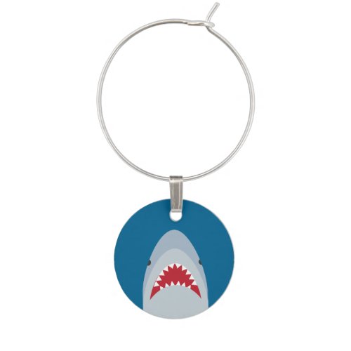 Shark Wine Charm