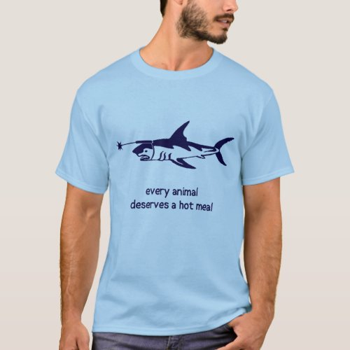 Shark with Laser Beam Attached to its Head T_Shirt