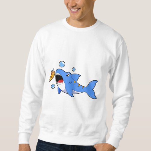 Shark with Pizza as Bait Sweatshirt