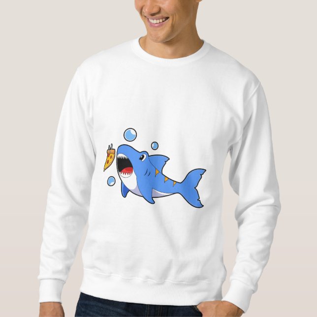 Shark with Pizza as Bait Sweatshirt (Front)