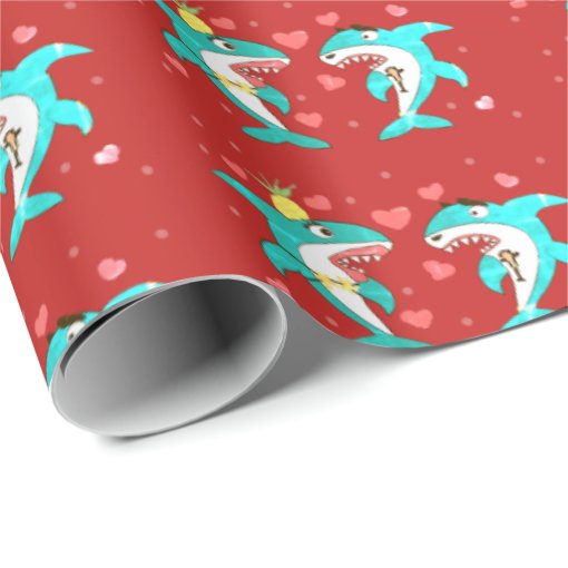 Shark Wrapping Paper | Zazzle