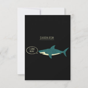 Sharkasm Classic Note Card