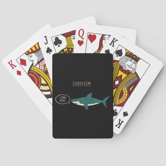 Sharkasm Classic Poker Cards (Back)