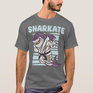 Sharkate Funny Karate Shark Apparel Sharks Lover T-Shirt