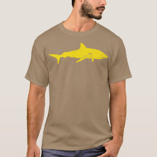 SharkBlack & Yellow SharkShark GiftYellow Shark T-Shirt