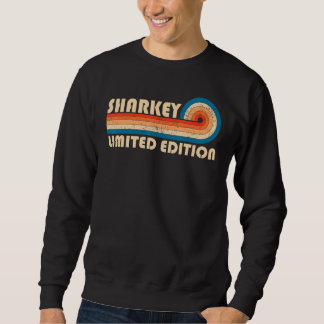 SHARKEY Surname Retro Vintage 80s 90s Birthday Reu Sweatshirt