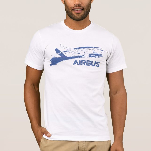 Sharklet Airbus a320 T-Shirt (Front)